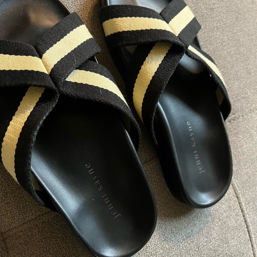 Jenny Kayne Cotton Crossover Sandal Size 6 - Picture 3 of 7
